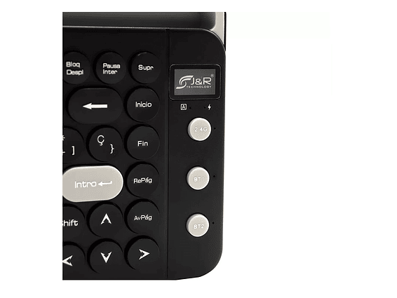 Teclado inalámbrico recargable multimedia TMJR-030 3