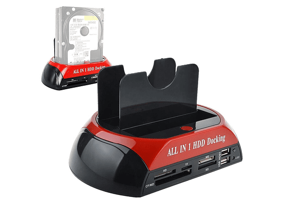 Docking Station 2.0 Ide-sata-2,5-3,5 Lector Memorias Usb 1