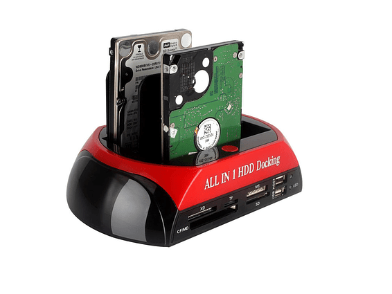 Docking Station 2.0 Ide-sata-2,5-3,5 Lector Memorias Usb 3