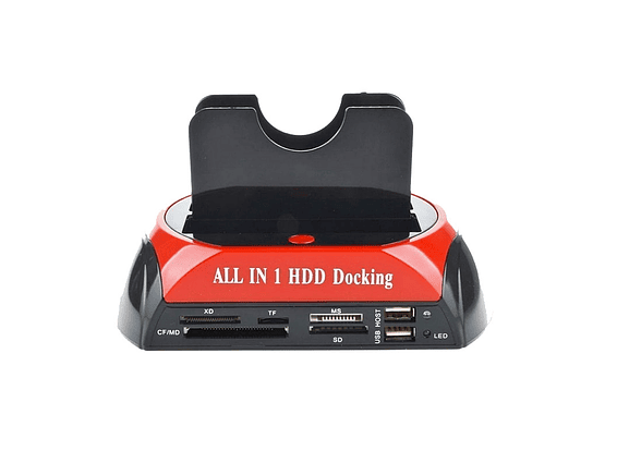 Docking Station 2.0 Ide-sata-2,5-3,5 Lector Memorias Usb 4