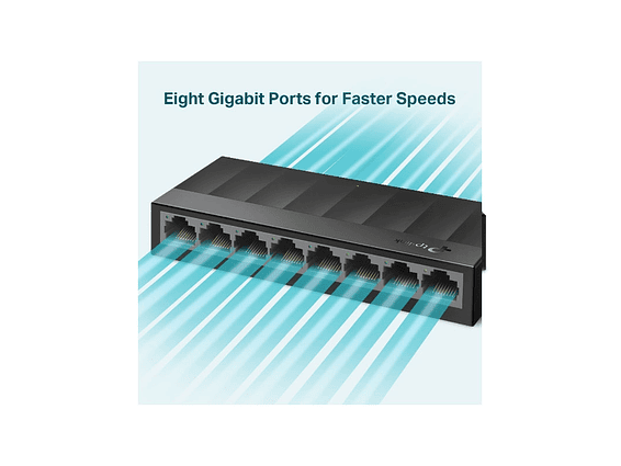 Switch de Escritorio de 8 Puertos 10/100/1000Mbps 4