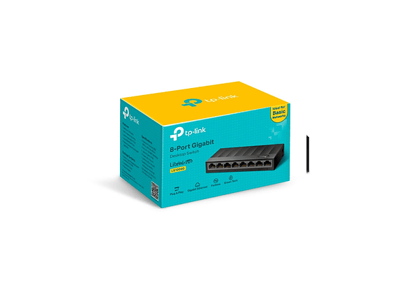 Switch de Escritorio de 8 Puertos 10/100/1000Mbps 1