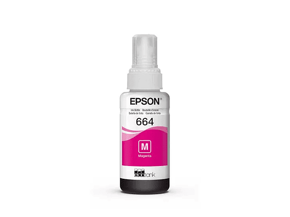 Botella de Tinta Epson ECOTANK Color Magenta T664 1