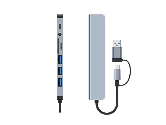 Adaptador Tipo C 8 en 1 2