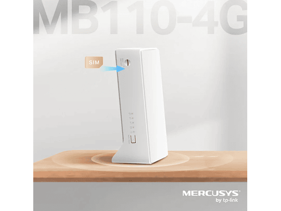 Router Inalámbrico 4G LTE con 2 puertos ethernet 10/100 Mbps 3