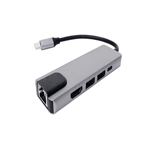Adaptador Tipo C 5 en 1