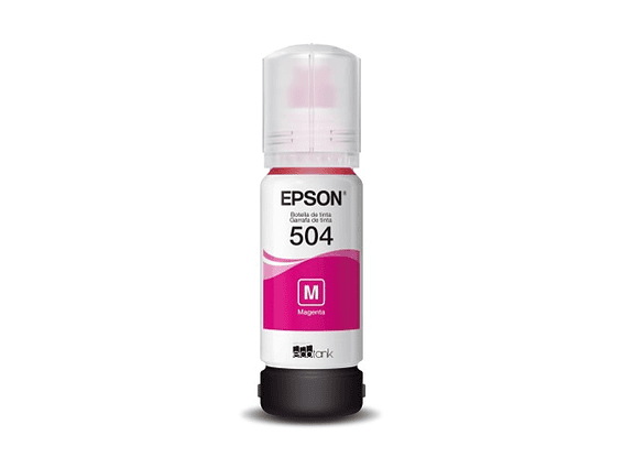 Botella de Tinta Epson ECOTANK Color Magenta T504 1