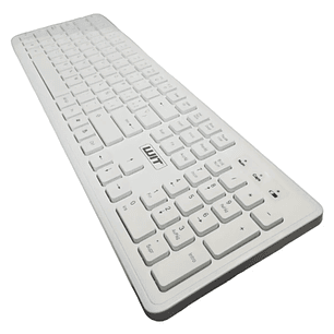Teclado Inalámbrico Blanco TI-650 