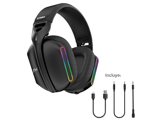 Auriculares C/Micrófono J&R ASTRONIX Black 2