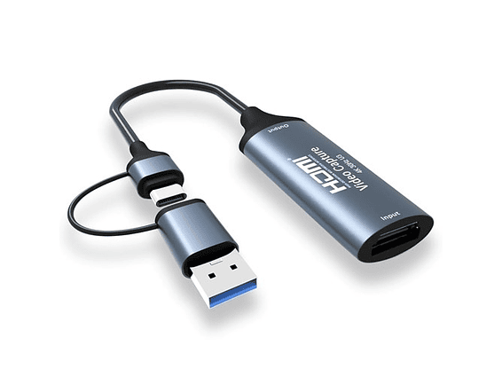 Capturadora Video Compatible Con Hdmi A Dual Usb-C / USB 3.0 1