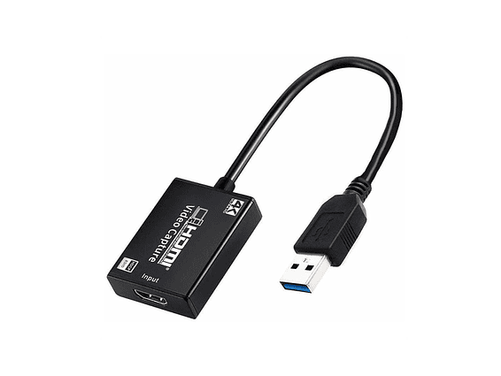 Capturadora Video 4k Hdmi A Usb 3.0 1080p 60fps 1