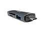 Convertidor USB-C OTG a USB 3.0 Adaptador SD CARD Lector, color Gris, marca XUE® - Miniatura 4