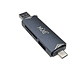 Convertidor USB-C OTG a USB 3.0 Adaptador SD CARD Lector, color Gris, marca XUE® - Miniatura 1