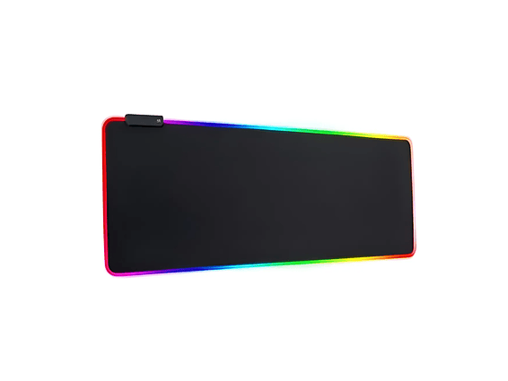Mouse Pad RGB Gamer USB Luz Led 70x30 Retroiluminado Negro 1