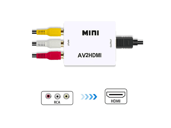 Convertidor RCA a HDMI 1