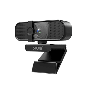 Cámara Webcam USB 2.0 2K 2560 x 1440p con Doble Mic AF Colo Negro