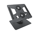 Base Portátil Plegable Metálica Con 2 Ventiladores Gira 360° Negro - Miniatura 1
