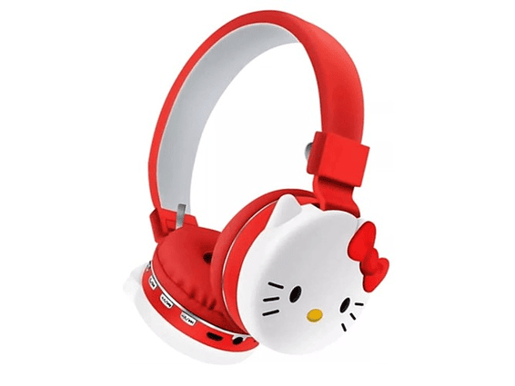 Audífonos diadema Hello Kitty Rojo 1