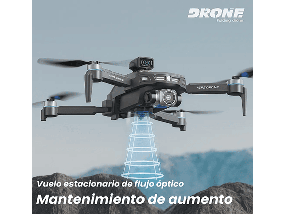 Drone Plegable Y Control Con Pantalla GPS 2