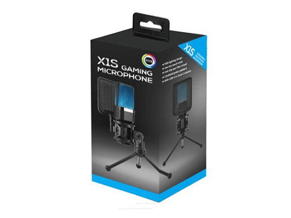 Micrófono para Juegos USB, Micrófono con Cable RGB X1S para Ordenador 2
