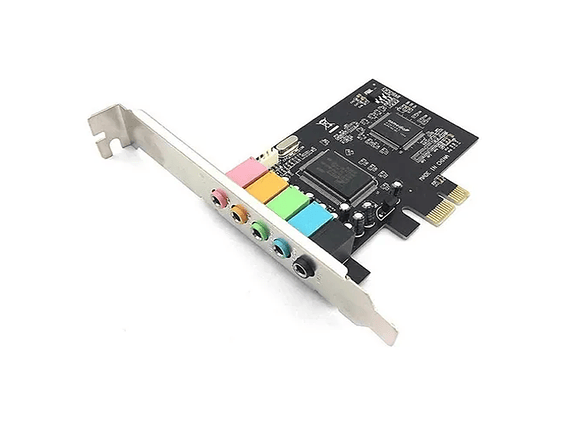 Tarjeta Sonido Interna Pci Express 1x Canal 5.1 Color Negro 1