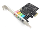 Tarjeta Sonido Interna Pci Express 1x Canal 5.1 Color Negro - Miniatura 1