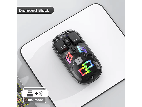 Mouse Recargable 2.4Ghz+BT  3