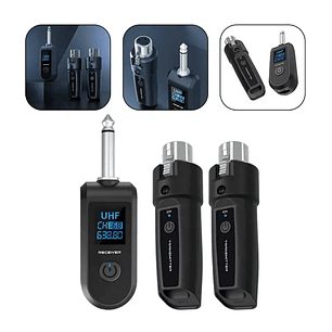 Transmisor de Micrófono Inalámbrico Con Sistema Adaptador Cr