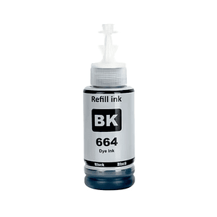 Tinta Epson Genérica para Impresora Referencia 664 70ml NEGRO