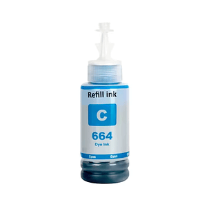 Tinta Epson Genérica para Impresora Referencia 664 70ml CYAN