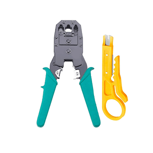 Ponchadora De Cables Rj45 Rj11 Rj9 + Pela Cable