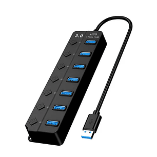 Hub Usb 3.0 7 Puertos Con Switch