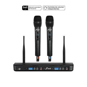 MICROFONOS CON RECEPTOR MCJR-010/ 