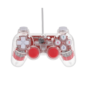 Mando con Cable USB 2.0 Diseño Transparente