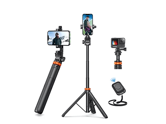 Trípode Ajustable de Celular + control Bluetooth 1