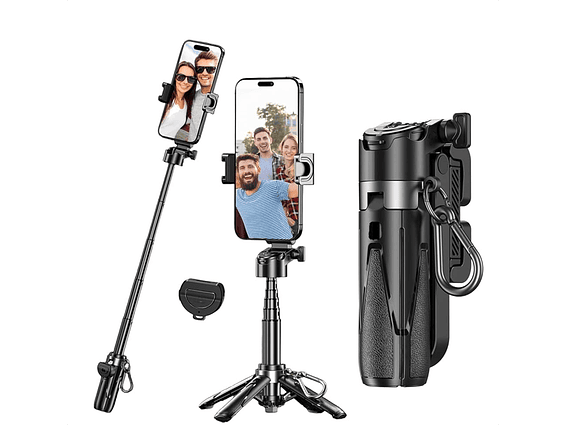 Trípode de teléfono de bolsillo para grabación de video vlog, 3 en 1 para MINI Selfi 1