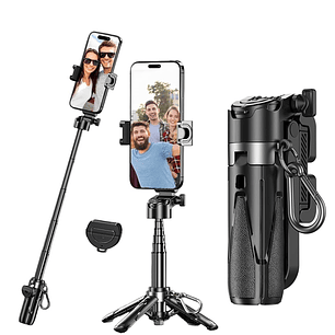 Trípode de teléfono de bolsillo para grabación de video vlog, 3 en 1 para MINI Selfi