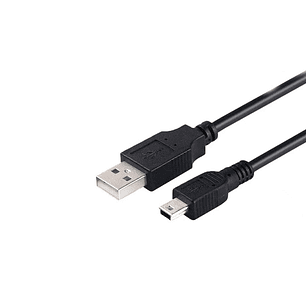 Cable USB 2.0 a mini USB (v3) 5pin 50cm