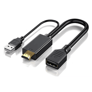 Adaptador Convertidor Hdmi A Displayport 4k 60hz 1080p 120hz