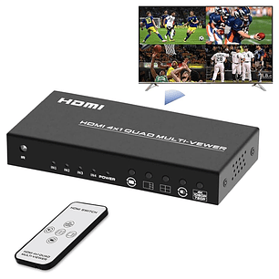 4K HDMI Multiviewer Switch 4x1