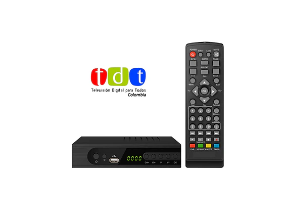 Decodificador TDT DVB-T2 + Antena 1