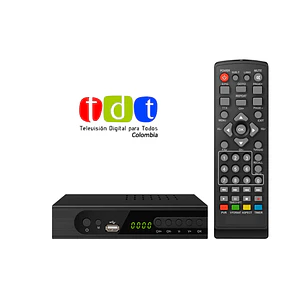Decodificador TDT DVB-T2 + Antena