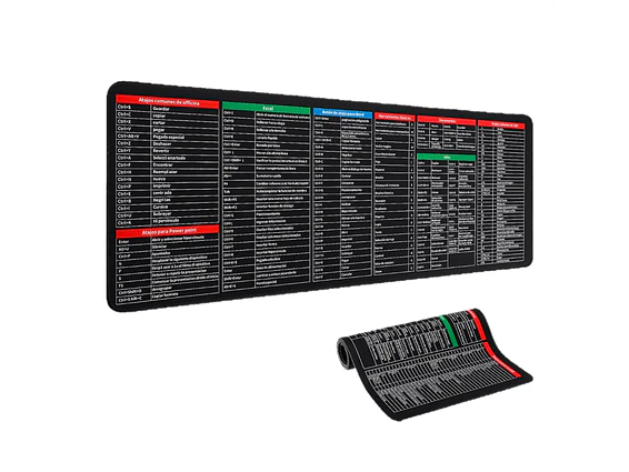 PAD MOUSE CON ATAJOS OFFICE 60*30 1