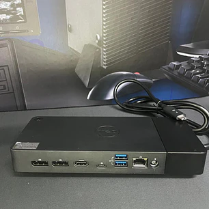 Estación de acoplamiento Dell WD19TB K20AThunderbolt 3 USB C con adaptador de 180 W