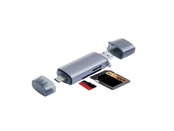 Lector De Tarjetas De Memoria USB C Adaptador Otg Usb 5 En 1 1