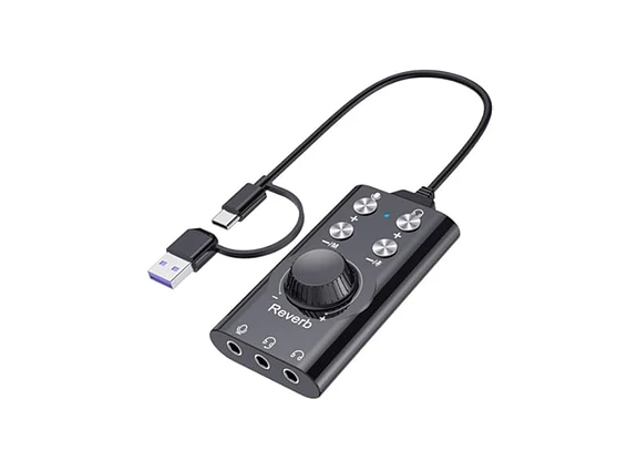 Adaptador de audio externo Virtual 7.1  1