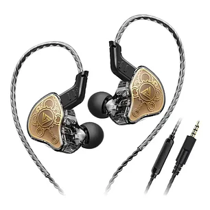 Audifonos Alambricos Qkz Hi7t Ergonomicos In-ear Deportivos
