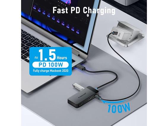 Hub Multipuerto USB-C 6 en 1  4