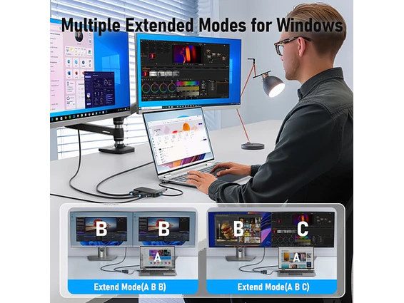 Hub Multipuerto USB-C 6 en 1  6