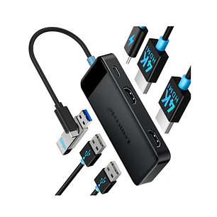Hub Multipuerto USB-C 6 en 1 